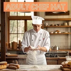 Gorro de Cocina Elástico Ajustable con Logotipo Personalizado Unisex para Restaurante, Servicio de Comida, Cafetería, Cocina, Panadero, Cocinero, Accesorios para Gorro de Chef - Product Image 3