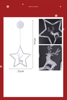 Neue LED-Weihnachtsbeleuchtung Lichterketten Weihnachtsbaum Stern Weihnachtsbuchstaben Dekorative Lichter