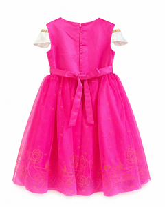 ชุดเดรสสีชมพูวิบวับประดับโบว์เพชรสำหรับงานปาร์ตี้ - Product Image 1