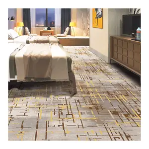 5星级特大床房Axminster地毯酒店房间地毯最佳质量复古设计机器制作走廊地毯