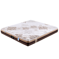 Matelas à ressorts Bonnell en gros avec surmatelas en mousse à mémoire de forme, soutien ferme, emballé et compressé, matelas à ressorts pour hôtel