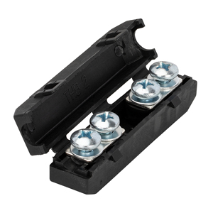 Porte-fusible ANL compact, bloc de fusibles mini 4 postes avec couvercle étanche, ignifuge, pour <span class=keywords><strong>voiture</strong></span>, marine, camion, camping-car, projets de bricolage - Product Image 1