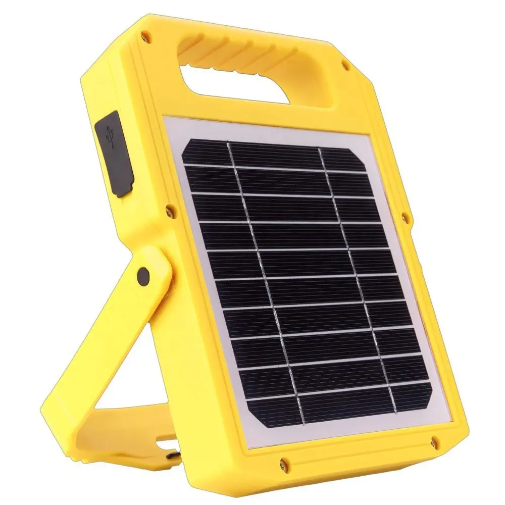 Bright Bird Custom 2000lm Adjustable Inspection Lamp Camping Emergency Work Light Portable Solar Rechargeable Led Work Light