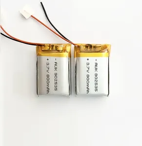 653237 800MAh Lipo Battery 3.7V 800Mah 752742 503448เซลล์แบตเตอรี่ลิเธียมโพลิเมอร์สำหรับอุปกรณ์อิเล็กทรอนิกส์