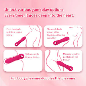 LSR + ABS malzeme elektrikli sokmak yapay penis vibratör vücut ve meme masaj aleti kadın seks yapımı Masturbators - Product Image 6