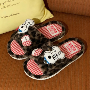 XIXITIAO Pantuflas de Dibujos Animados para Todas las Estaciones, Pantuflas de Felpa Suave Antideslizantes, Ligeras con Suela de EVA, para Mujeres y Hombres, para Interiores - Product Image 4