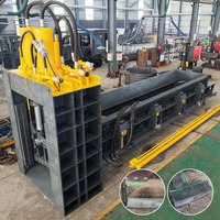Schrott-Aluminiumlegierung Kohlenstoffstahl Schiffshydraulik-Portalschere mit PLC-Automatiksteuerung