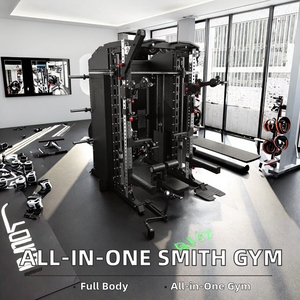 เครื่องออกกำลังกายอเนกประสงค์แบบ All-in-one พร้อมเครื่องสมิธแมชชีน เพาเวอร์เคจ ระบบแลนด์ไมน์ และระบบพูลเลย์ - Product Image 2