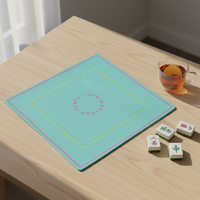 Nouveau tapis et nappe de mahjong modernes, réduction du bruit, personnalisés, antidérapants, imperméables, en caoutchouc, pour le divertissement