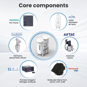 NEWTEK 99.99% alta purezza vendita della fabbrica 15-20Nm3/h generatore di azoto 99.999% generatore di azoto prezzo - Product Image 5