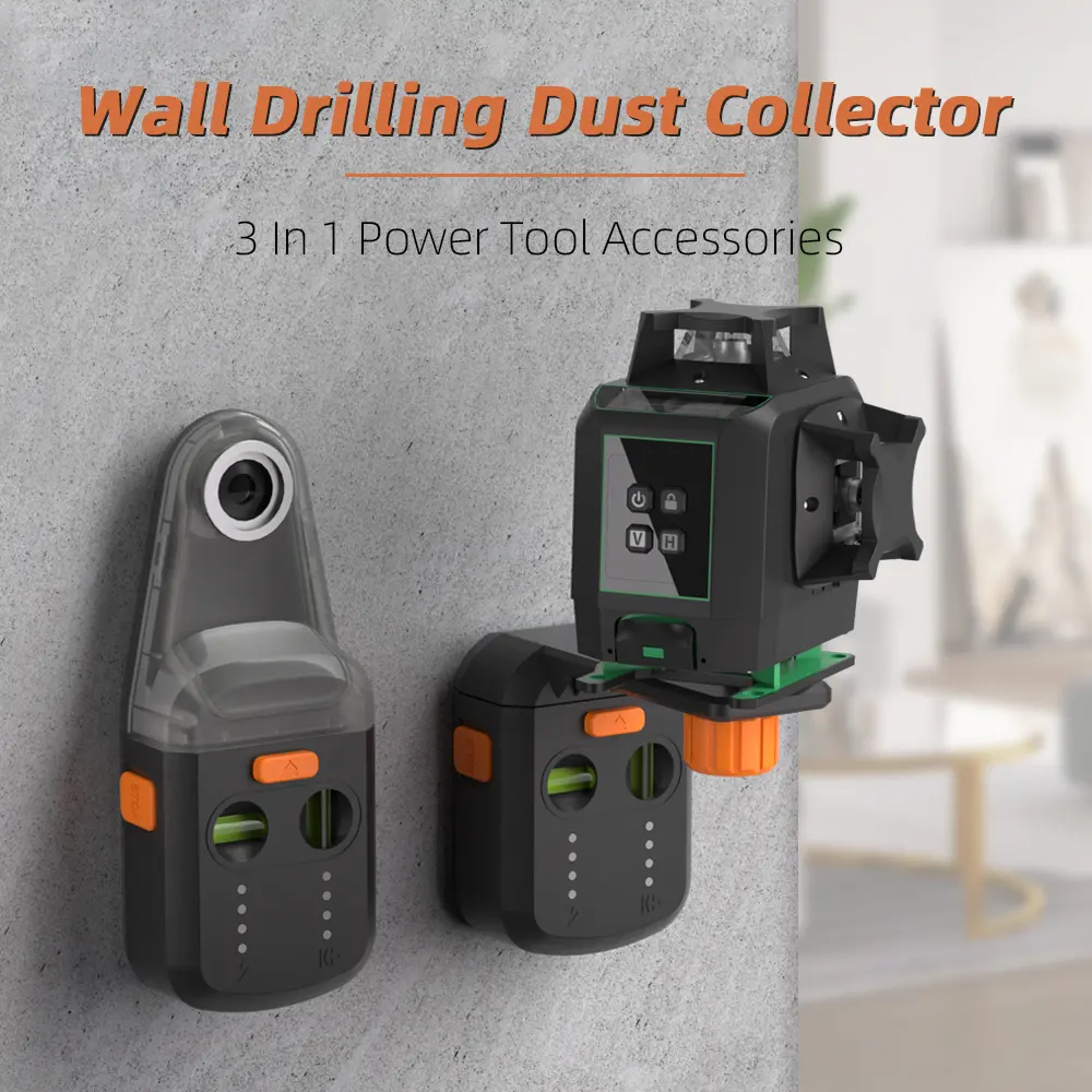 Furniture/advertising installation 13mm drilling 3-in-1 wall drilling dust collector electric laser marking construction tools