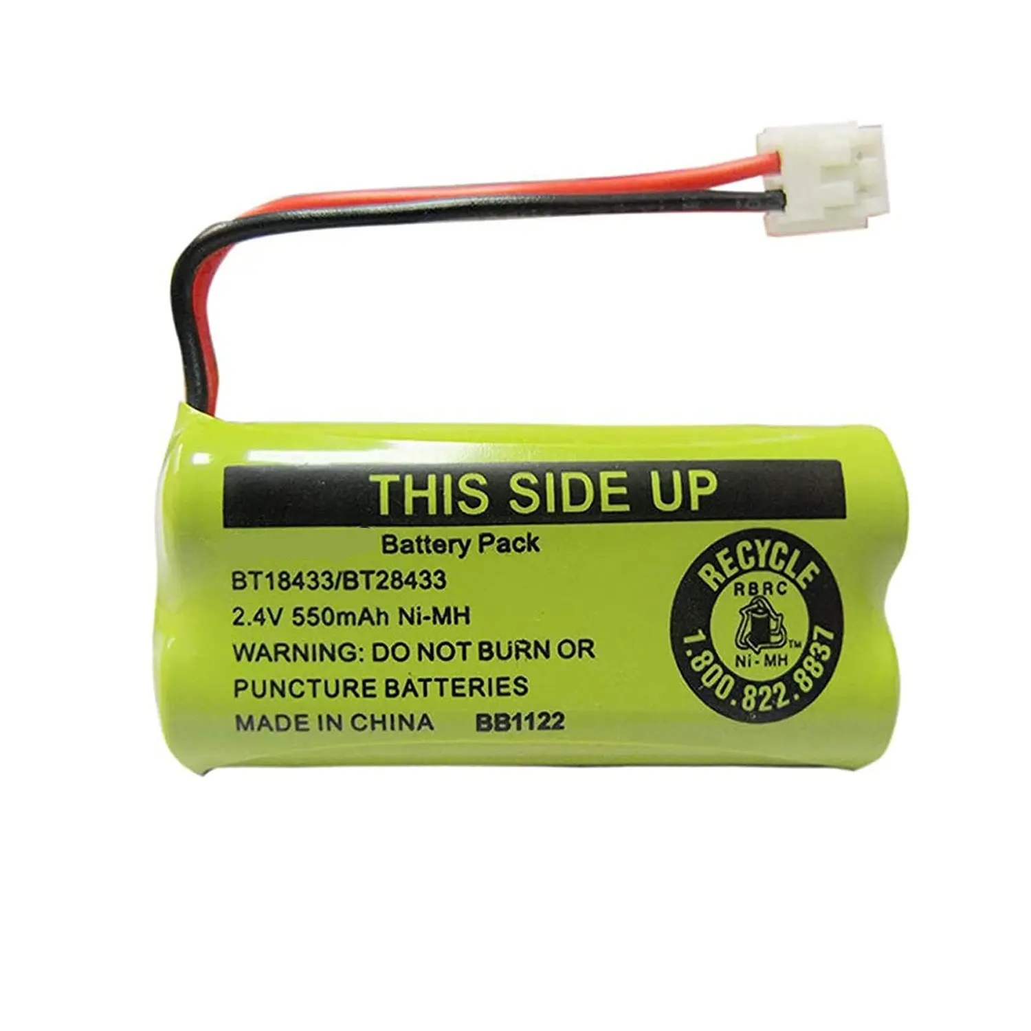 एएए 550mAh 2.4v nimh रिचार्ज बैटरी पैक के लिए बैटरी BT18433 BT28433 BT184342 BT284342 BT1011 BT-1011 CS6219 CS6229 BT-1018