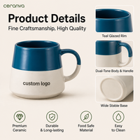 Mug à café en céramique personnalisé de style nordique, vente en gros, résistant au lave-vaisselle et au micro-ondes, cadeau idéal pour les festivals et les vacances