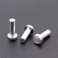 Gb868 Rivets solides à tête conique Rivet à goujon conique pour chaises pliantes Rivet métallique en aluminium massif