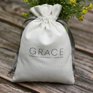 Khuyến Mại Thân Thiện Với Môi Nhỏ Lớn Vải Bông Dây Kéo Túi Cho Nến 100% Hữu Cơ Pouch Cho Thủ Công - Product Image 6