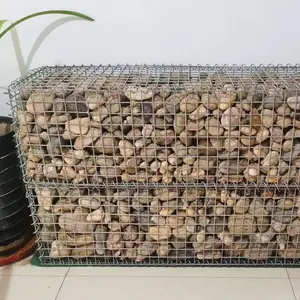 Einfache Installation Geschweißte Gabionen box Stützmauer Metall Gabionen Preise