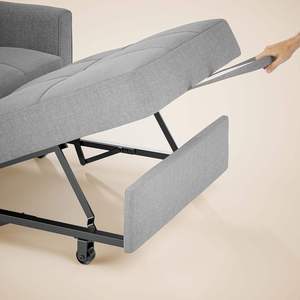 Multifunctionele bank, slaapbank, stoel 3-in-1, om te bouwen tot een uittrekbare eenpersoons slaapstoel met verstelbare rugleuning - Product Image 2