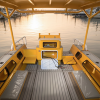 Bateau de pêche en aluminium Easycraft de 9 m (30 pieds) à grande vitesse avec cabine, moteur hors-bord, à vendre