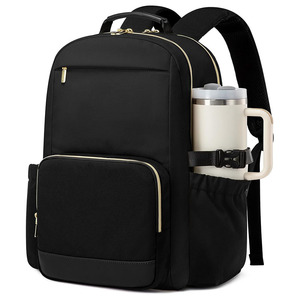 Mochila Moderna para Portátil para <span class=keywords><strong>Mujer</strong></span> con Bolsillo, Portavasos de Gran Capacidad, Bolsa de Viaje para Computadora de 15.6 Pulgadas - Product Image 1