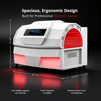 CELIORA-E6 19 pouces LCD Chambre de luminothérapie motorisée à lumière rouge Appareil de luminothérapie infrarouge LED pour tout le corps