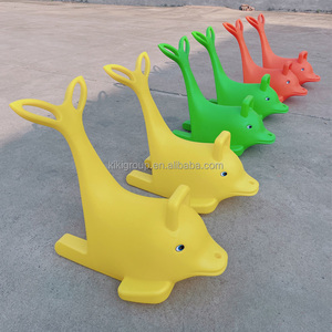 QIQU Équipement de patinoire à double usage <span class=keywords><strong>Aide</strong></span> à l'activité <span class=keywords><strong>parent</strong></span>-enfant Poussoir d'entraînement assis et assistant de patin à pédales Dolphin - Product Image 4