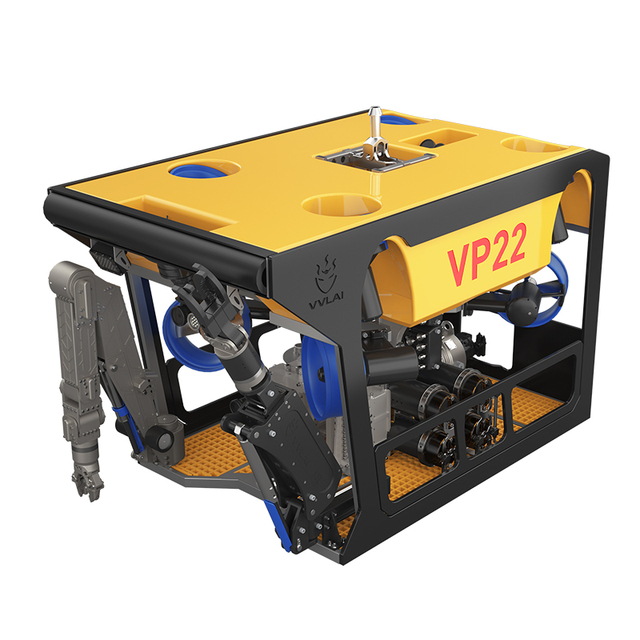 VVLAI OEM Factory 2200*1400*1600mm 1500kg Compact Work-Class ROV with 2 Cameras for Underwater Visual Inspection 1 Year Warranty