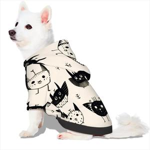 Sudadera con capucha para perro pequeño con imagen personalizada, ropa para mascotas - Product Image 4