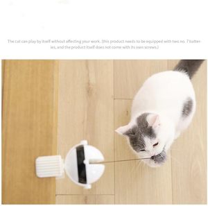 Juguete Interactivo Robótico Eléctrico <span class=keywords><strong>para</strong></span> <span class=keywords><strong>Gatos</strong></span> y Perros de Interior, Juguete de Peluche Automático y Sostenible con Plumas, Empaquetado en Caja - Product Image 5