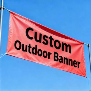Pancarta de Tela de Poliéster para Publicidad Exterior, Impresión Digital a Todo Color Personalizada, Impermeable, Duradera, Colgante con Ojales - Product Image 3