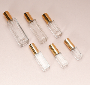 High-End Draagbare Parfum Vierkante Glazen Flessen 5Ml 10Ml 15Ml 30Ml Inhoud High-End Vierkante Glazen Parfum Spuitflessen - Product Image 3