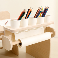 Ensemble table et chaise d'étude pour enfants de haute qualité, populaire, moderne, en bois, avec montage facile, fabriqué dans l'Anhui
