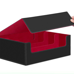 Custom Leather 1800+ Graded <strong>Card</strong> Deck <strong>Box</strong> Board <strong>Game</strong> <strong>Trading</strong> <strong>Card</strong> Deck <strong>Box</strong> TCG Storage <strong>Box</strong> - Product Image 5