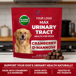 OEM/ODM Köpekler İçin Kızılcık Takviyeli Üriner Sistem Çiğneme Tabletleri, Mesane Sağlığı, Köpek Üriner İltihabı ve Mesane Taşları, İnkontinans Desteği - Product Image 2
