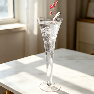 Copa de <span class=keywords><strong>Martini</strong></span> de Tallo Largo y Ancho, Copas de Cristal Tipo Trompeta para Vino, Whisky, Tequila, Ron, Ginebra, Coñac, Cerveza, <span class=keywords><strong>Martini</strong></span> - Product Image 2