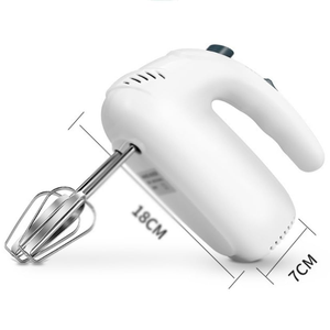 Batidora de mano eléctrica de 350W con función de batido rápido en 30s, autoportante, para repostería, 5 velocidades, batidora de huevos eléctrica doméstica de acero inoxidable - Product Image 1
