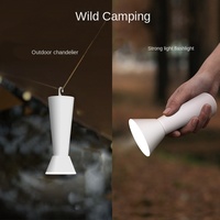 Lampe de bureau télescopique portable qui peut être utilisée comme lampe de poche et suspension de camping, veilleuse de chevet