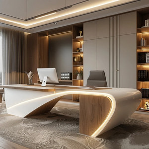 <span class=keywords><strong>Bureau</strong></span> de direction au <span class=keywords><strong>design</strong></span> moderne avec un style unique, mobilier de <span class=keywords><strong>bureau</strong></span> haut de gamme, <span class=keywords><strong>table</strong></span> de <span class=keywords><strong>bureau</strong></span> contemporaine pour les bureaux d'entreprise - Product Image 2