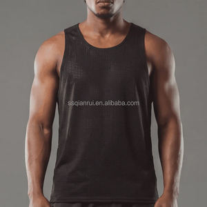 Camiseta Deportiva Personalizada, Transpirable, de Malla, para Entrenamiento, Running, Gimnasio, Camiseta Deportiva sin Mangas, Camiseta Deportiva Lisa para Hombre, Chaleco Musculoso - Product Image 5