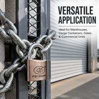 Factory Price OEM Durable Weatherproof Iron Padlock High Security Anti-Rust Keyed Lock for Garden Shed Warehouse