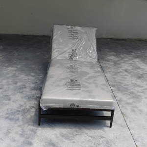 سرير شمسي من الألومنيوم للاستخدام الخارجي، مقاوم للماء، سرير نهاري للفنادق والشواطئ وحمامات السباحة، كرسي استلقاء مزدوج - Product Image 2