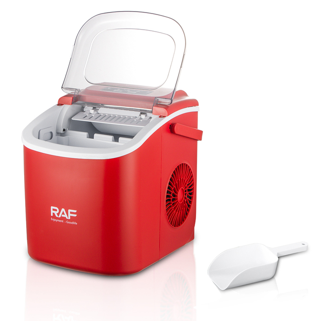 Automatic Ice Ball Maker Red Ice Making Machine Electric Ice Maker for Home Office