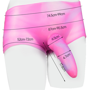 Quần da silicon nhiều màu phối đồ chơi tình dục dương vật giả dành cho nữ đồng tính nữ Lala, quần lót dương vật giả dành cho phụ nữ - Product Image 3