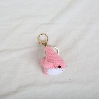 Porte-clés Requin Crochet Porte-clés Requin Amigurumi Porte-clés Requin Fait Main Peluche Pendentif Cadeau pour Amateurs