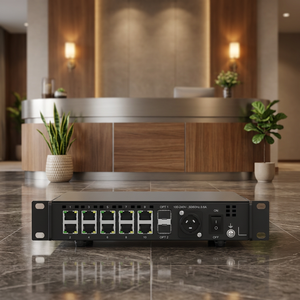 Convertisseurs d'affichage LED Novastar CVT10-S haute efficacité, 10x Gigabit Ethernet, 2x10G interfaces optiques, résolution 4K, IP34, garantie 3 ans - Product Image 1