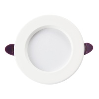 Plafonnier LED encastré rond de haute qualité, personnalisé, IP44, en aluminium moderne, 8W/12W/18W/24W, 4 pouces, 6 pouces, 6500K, pour la maison et le bureau