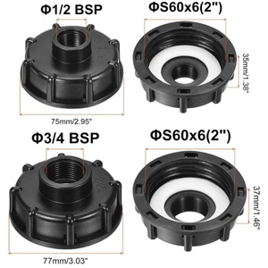 Connecteur de valve pour réservoir d'eau IBC, raccord de vidange pour bidon, adaptateur de vidange d'eau IBC à filetage femelle - Product Image 2