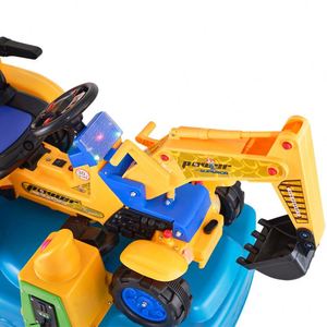 The Best Quality Plastic Children's Car Coin Swing <b>Game</b> <b>Machine</b> in the Car Excavator Toy Modeling Coin-operated Excavator - Product Image 4