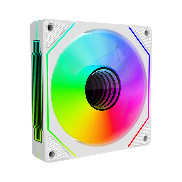 120mm Prism 4Pro RGB Fan with ARGB Sync High CFM Airflow 1.5mm-H2O Static Pressure Low Noise 20dBA for PC Cooling Build