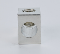 Bloc de jonction mécanique à un trou KS T1H1-4/0 homologué UL AL9CU pour câbles 4/0 AWG-6, pour tableau de distribution