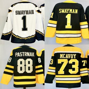 Camisetas de Hockey Cosidas para Hombre 18 Pavel Zacha 88 David Pastrnak 63 Brad Marchand 1 Jeremy Swayman 73 <span class=keywords><strong>Charlie</strong></span> McAvoy - Product Image 1